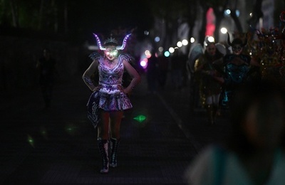 【今日の1枚】悪魔のダンサー、夜を照らす ベネズエラ