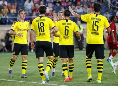 ドルトムント、米遠征で欧州王者リバプールに勝利