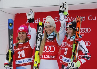 ボンが滑降2連勝、アルペンスキーW杯