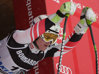 女子滑降・開幕戦・公式練習1回目 ゲルグルは2番手タイム