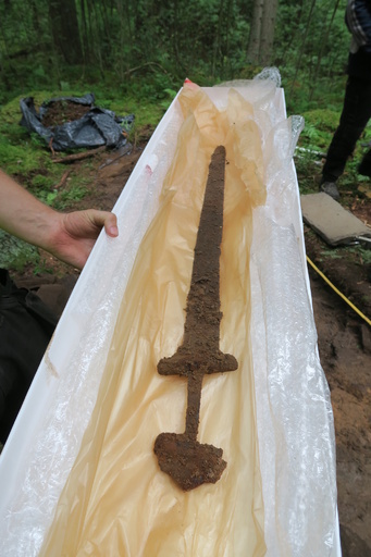 1000年前のバイキング時代の剣、フィンランドで発見