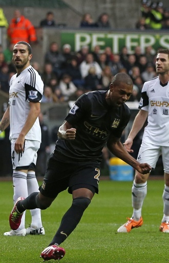 マンチェスター・シティがスウォンジーに勝利