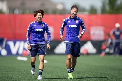 なでしこジャパンと豪が調整、準々決勝控え 女子サッカーW杯