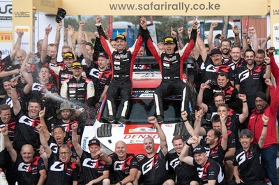 オジェがサファリ・ラリーV トヨタは4位まで独占