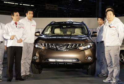日産、新型「ムラーノ」の本格生産開始