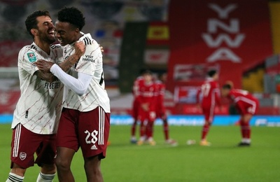 アーセナルがPK戦でリバプール下しリーグ杯8強、直近4戦で3勝目