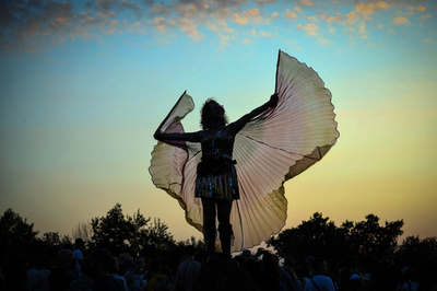 【今日の1枚】音楽は自由の翼、3年ぶりの夏フェスにファン歓喜 英