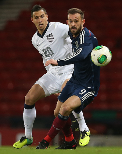 スコットランドと米国はドロー、サッカー国際親善試合