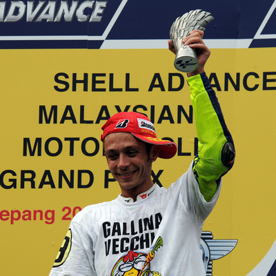 ロッシが2年連続7度目の総合優勝、マレーシアGP