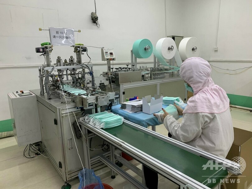 1日で2000万枚の生産が可能も… マスクの品切れ状態続く 中国