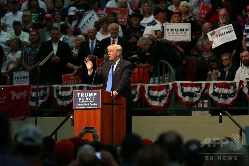 米大統領選、クリントン氏のリード縮小 トランプ氏は「暴言自粛」