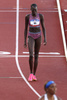 陸上のパリ五輪米国代表選考会。女子800メートル決勝を終えたアシング・ムー（2024年6月24日撮影）。(c)Patrick Smith/Getty Images/AFP