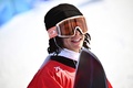 北京冬季五輪、スノーボード男子ハーフパイプ決勝。笑顔を見せる平野歩夢（2022年2月11日撮影）。(c)Marco BERTORELLO / AFP