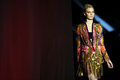 イタリア・ミラノ市内で発表された「ロベルト カヴァリ（Roberto Cavalli）」12年春夏コレクション（2011年9月26日撮影）。(c)AFP/FILIPPO MONTEFORTE