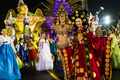 カーニバルシーズンが到来したブラジル。写真は、サンパウロ（Sao Paulo）で開催されたパレード1日目の様子（2012年2月18日撮影）。(c)AFP/Yasuyoshi CHIBA