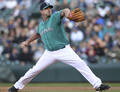 米大リーグ（MLB）、シアトル・マリナーズ（Seattle Mariners）が8日、本拠地セーフコ・フィールド（Safeco Field）で行われたロサンゼルス・ドジャース（Los Angeles Dodgers）戦で、6人の継投による無安打無得点を達成した。

マリナーズは1-0でドジャースに勝利した。

6回を無安打に抑えたシアトル・マリナーズのケビン・ミルウッド（Kevin Millwood、2012年6月8日撮影）。(c)AFP/Getty Images/Otto Greule Jr