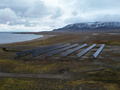 ノルウェー領のスバルバル諸島に設置されたソーラーパネル（2023年9月14日撮影、資料写真）。(c)Viken KANTARCI / AFP