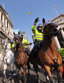 警察馬のブライアン、同名者らから抗議殺到で改名とりやめに 英国 警察馬のブライアン、同名者らから抗議殺到で改名とりやめに 英国