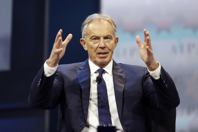 ブレア元英首相、「対ブレグジット」で政界復帰を表明