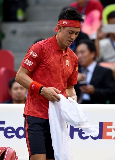 錦織「まだ信じられない」、臀部の痛みで無念のジャパンオープン棄権