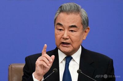 中国外相「正義にもとる戦争は続けさせてはならない」、フランスに中東危機解決への協力呼び掛け