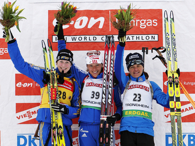 ザイツェワ 女子7.5キロメートル・スプリントを制す、バイアスロンW杯