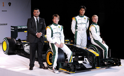 ロータスF1 新車「T127」を発表