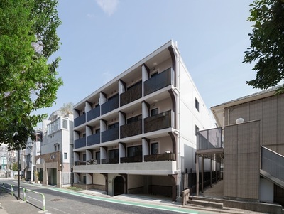 明豊エンタープライズ、新築1棟投資用賃貸マンション <br />新ブランド第1号物件「LOS ARCOS千駄木」が竣工