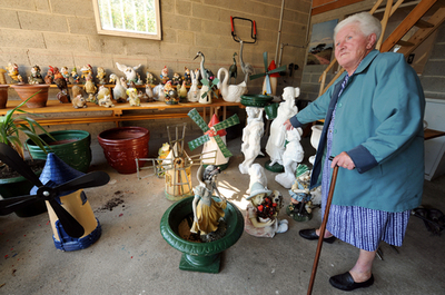 「私のノームを返して」、庭から盗まれた装飾品170点