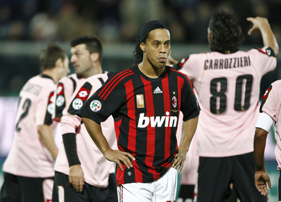 ミラン パレルモに敗れる