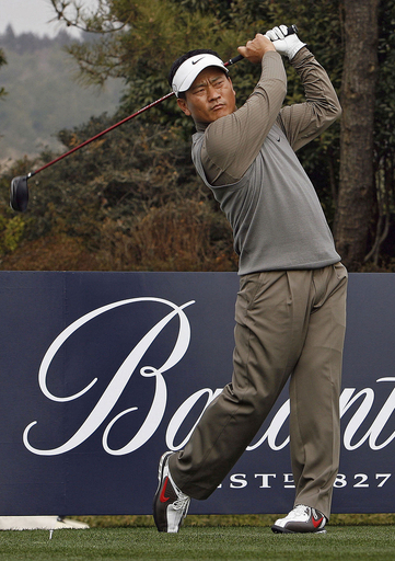 バランタイン選手権 崔京周らがプロアマイベントに参加