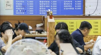 韓国・外食物価指数、10年で37％上昇
