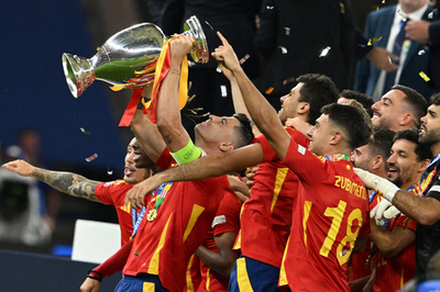 【写真特集】AFPが選んだサッカーEURO2024のTOPSHOT