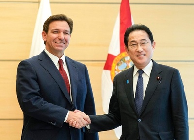US presidential hopeful DeSantis kicks off tour in Japan