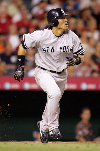 松井秀喜 今季初の三塁打