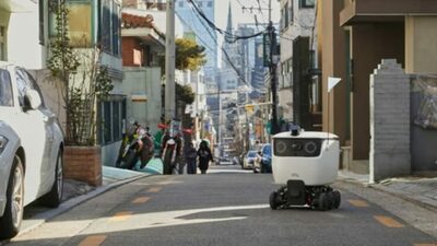 韓国で進むロボット配達…ソウル都心部で試験運用本格化