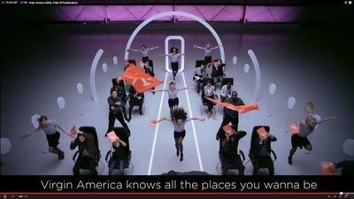 ヴァージン・アメリカ航空、ミュージカル風の機内安全ビデオ公開