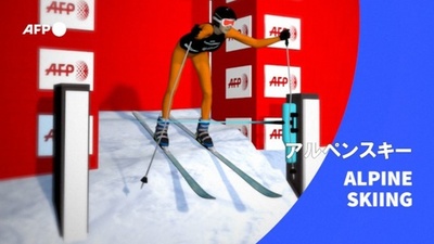 マイヤーがスーパーG連覇 アルペン男子初3大会連続金 北京五輪 写真5枚 