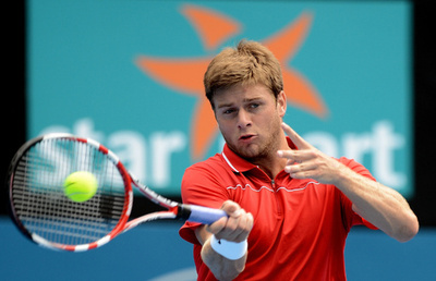 第1シードのアイズナーがハリソンに敗れる、アピア国際