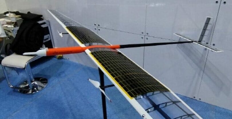 韓国航空宇宙研究院の成層圏ドローンの模型(c)KOREA WAVE