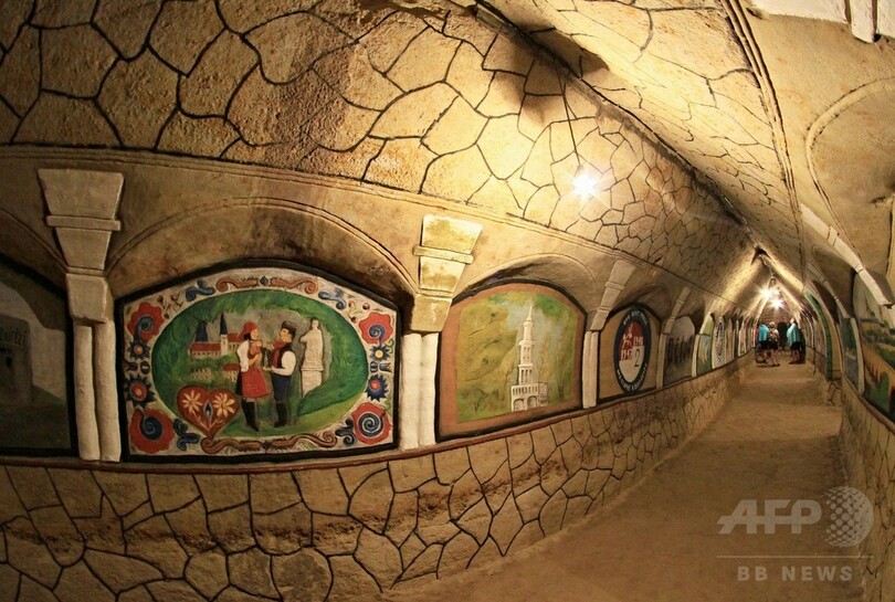 人魚や小人たちがお出迎え、幻想的なワイン貯蔵庫 チェコ