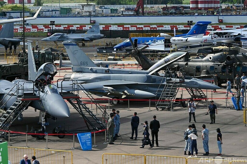 シンガポール航空ショー開幕 電動垂直離着陸機など注目集める