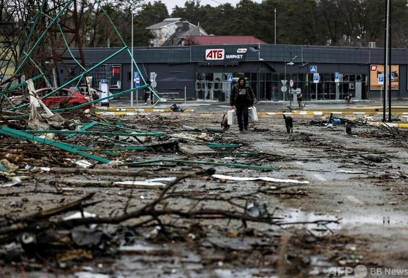 ロシア軍が「ジェノサイド」 ウクライナ大統領が非難