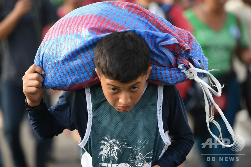 ホンジュラス移民の米入国、「全力」で阻止 トランプ氏警告