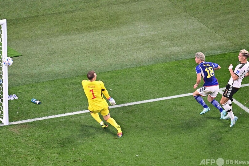 日本がドイツから大金星、浅野・堂安弾で逆転勝ち カタールW杯