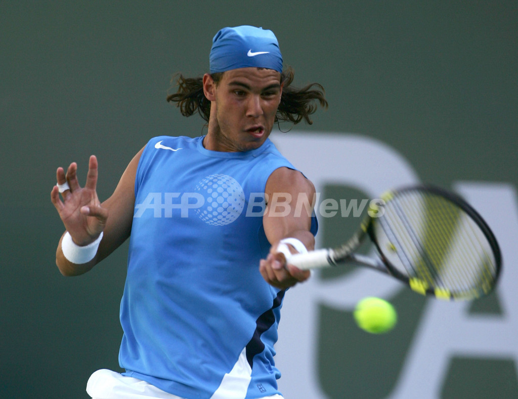 テニス パシフィック ライフ オープン07 男子シングルス ナダル フェレーロを降し準々決勝進出 米国 写真5枚 国際ニュース Afpbb News