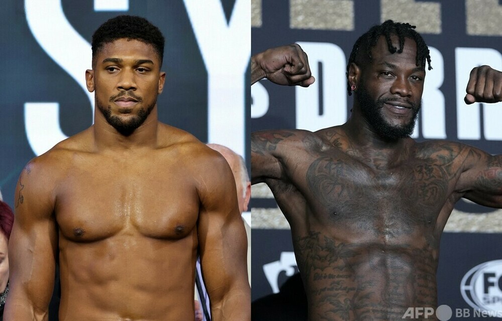 元王者ジョシュアとワイルダー それぞれ別の相手と同日決戦 写真1枚 国際ニュース:AFPBB News