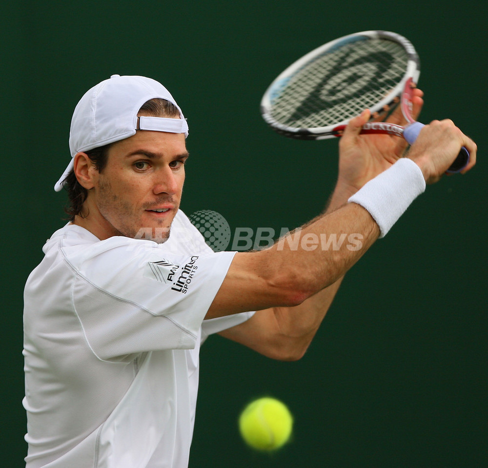 ハース フライシュマンをストレートで降し全英2回戦へ 写真2枚 国際ニュース：AFPBB News