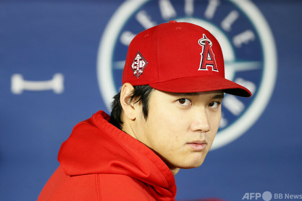 大谷翔平がア・リーグMVP 満票で選出 写真1枚 国際ニュース