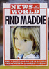 失踪した英国人女児マデリン・マクカーンちゃんの顔写真を載せたポスター。ポルトガル・プライアダルスで（2007年5月13日撮影、資料写真）。(c)AFP/MELANIE MAPS